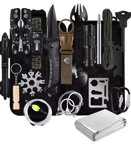 31 Pieces in 1 Bag Survival Gear and Equipment